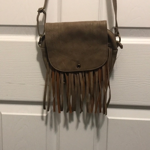 COPY - GIC  mossimo fringe leather cross body - Picture 1 of 5